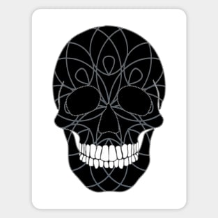 Skull and Mandala Magnet